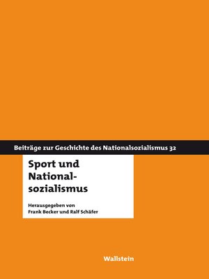 cover image of Sport und Nationalsozialismus